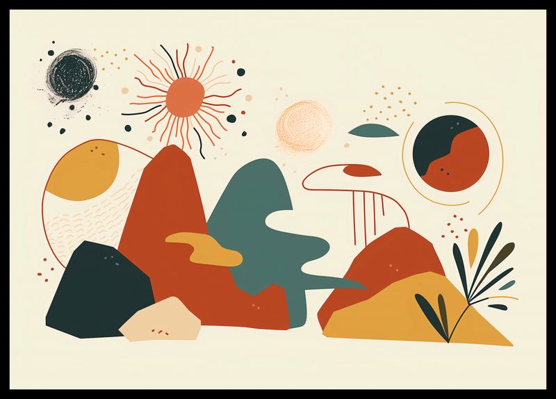 Plakat 59,4x42cm Kosmos Barw zdjęcie 2
