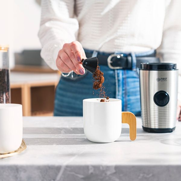 Młynek do kawy STAL NIERDZEWNA First Austria zdjęcie 3