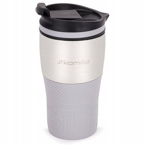KUBEK TERMICZNY stalowy TERMOS do kawy herbaty szczelny KAMILLE 320ml na Arena.pl
