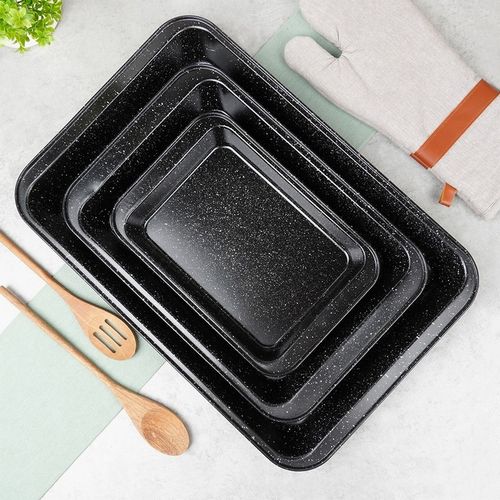 3x Forma GRANITOWA blacha brytfanna brytfanka blacha pieczenia mięsa ciasta na Arena.pl