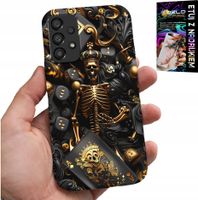 ETUI DO SAMSUNG GALAXY A33 5G - KRÓL POKER KOŚCI AS WZORY DLA MEN +SZKŁO