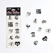 Set Of 10 Temporary Tattoos - Kinky Collection