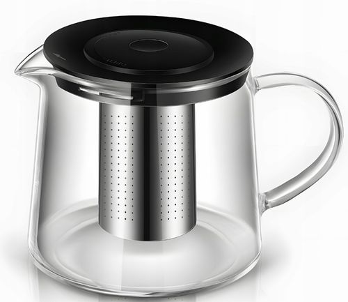 SZKLANY DZBANEK ZAPARZACZ DO HERBATY ZIÓŁ STALOWE SITKO 1,5L na Arena.pl