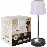 Lampa stołowa LED biała bezprzewodowa 11-29,5 cm