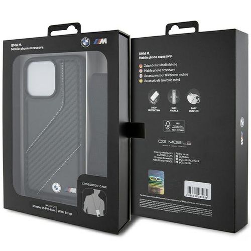 Etui BMW do iPhone 15 Pro 6,1"", Czarny na Arena.pl