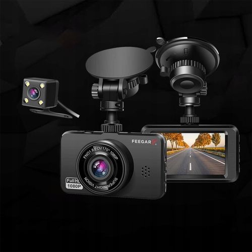 Wideorejestrator Feegar Kamera Samochodowa + 64GB na Arena.pl