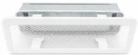 Kratka wentylacyjna LIGHT 65x205 mm biała RAL9003 mat z ramką KRL0