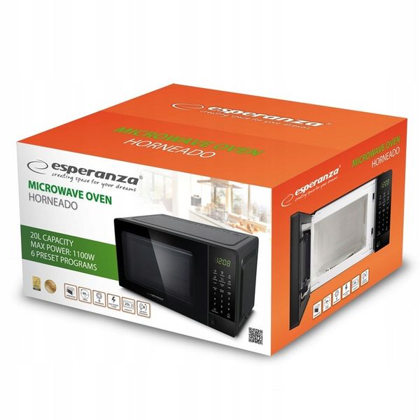 ESPERANZA KUCHENKA MIKROFALOWA 20L 700W zdjęcie 4