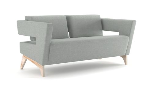 Sofa Loop 158cm szara jasna D2 na Arena.pl