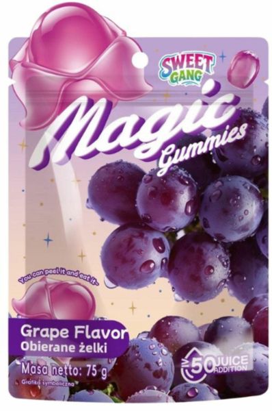 DAN TRADE MAGIC GUMMIES GRAPE FLAVOR 75G zdjęcie 1
