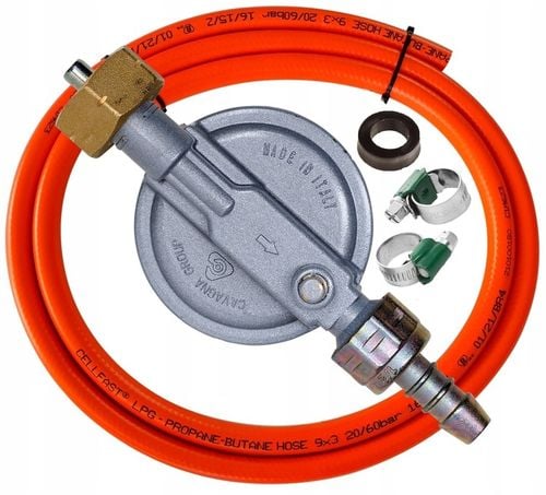 REDUKTOR BUTLI 11kg Z BEZPIECZNIKIEM TERMICZNYM I ZAWOREM BEZP+ WĄŻ na Arena.pl