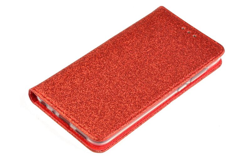 Etui Smart Brokat do HUAWEI P Smart czerwony zdjęcie 3