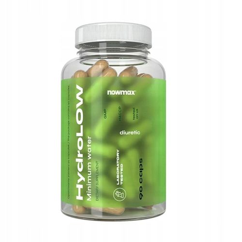 nowmax HydroLOW NADMIAR WODY ZIOŁOWY DETOKS 90kaps na Arena.pl