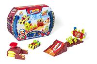 T-Racers - Eagle Jump Zestaw Pojazd Kierowca Wyrzutnia Akcesoria