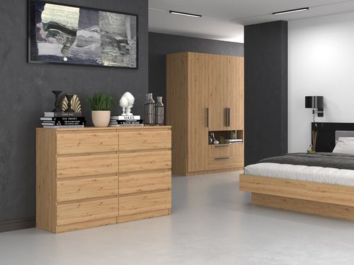 KOMODA MALWA M8 140 - DĄB ARTISAN na Arena.pl
