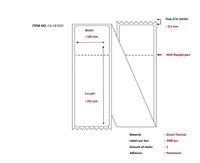 Capture Ship-label 105 x 251mm,