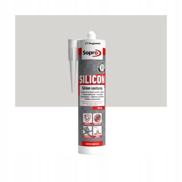 Silikon Sanitarny Sopro 27 Pergamon 310 ml zdjęcie 1