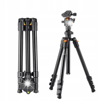 STATYW TRIPOD K&F CONCEPT GŁOWICA KULOWA KAMERA APARAT SMARTFON 163CM 1