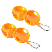 PATIKIL Chwytak do Piłek Golfowych, 2-Pack - Żółty Silikonowy