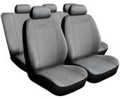 Pokrowce z alcantary na fotele samochodowe PRESTIGE Szare do VW T-ROC