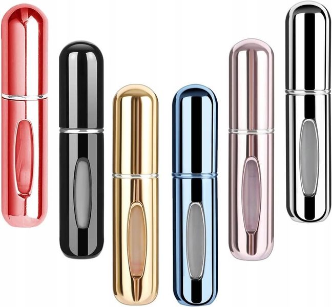 6x ATOMIZER PODRÓŻNY PERFUMY PERFUM 5ML DOZOWNIK zdjęcie 1