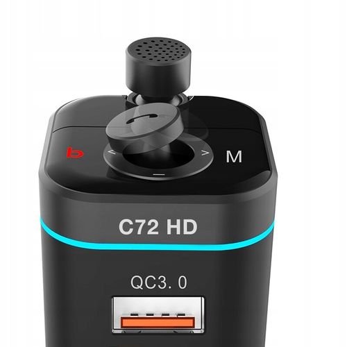 Transmiter FM Bluetooth 5.0 ładowarka QC 4.0 PD20W na Arena.pl