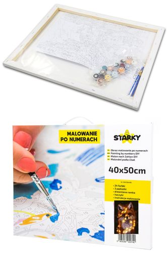 Zestaw do malowania po numerach - lisek na Arena.pl