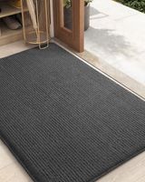Mata Drzwiowa Wycieraczka 80x120 cm Antypoślizgowa Chłonna Ciemnoszara