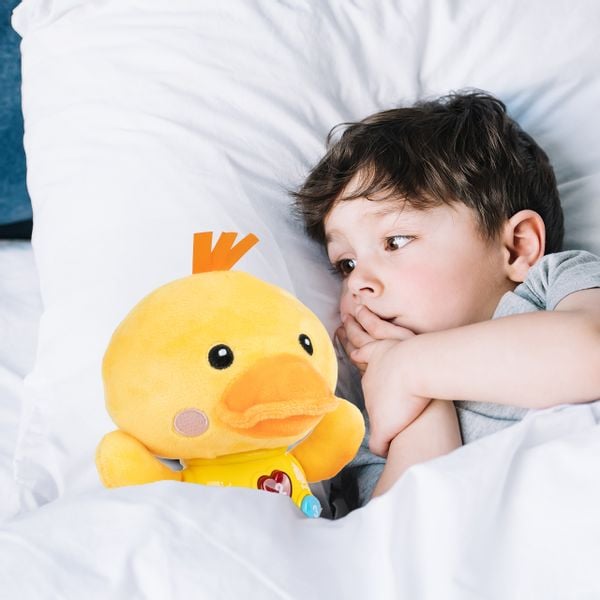 Kaczka Kaczuszka Interaktywna Świeci Śpiewa Maskotka Pluszak Dźwięk zdjęcie 5