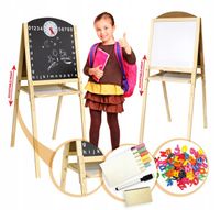 Edukacyjna Tablica magnetyczna dwustronna 109 cm