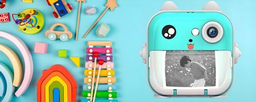 APARAT NATYCHMIASTOWY DLA DZIECI DRUKUŚ DRUKARKA Z KARTA 32GB + 3 ROLKI na Arena.pl