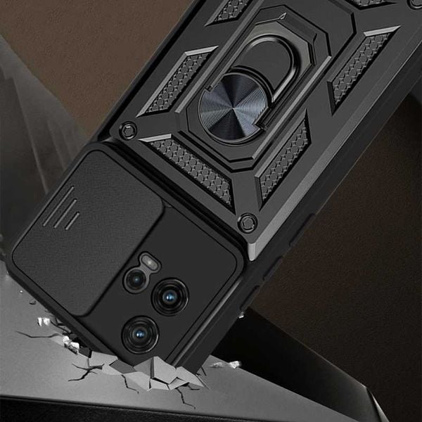 Spacecase Camring Motorola Moto G72 Black zdjęcie 5