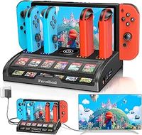 STACJA DOKUJĄCA DO SWITCH , SWITCH OLED 4K/1080P HDMI 12 GNIAZD NA GRY