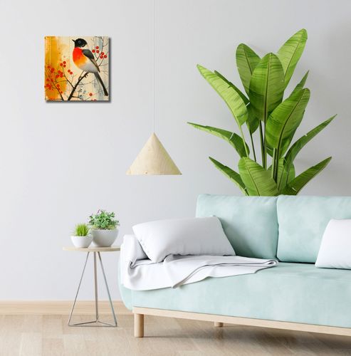 Obraz 30x30cm Jesienny Rudzik na Arena.pl