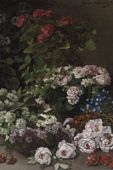 Plakat 20x30cm Spring Flowers, Monet Vintage do Salonu