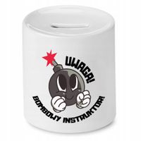 Dla Instruktora Skarbonka Bombowy Instruktor Z Nadrukiem Ze Zdjęciem