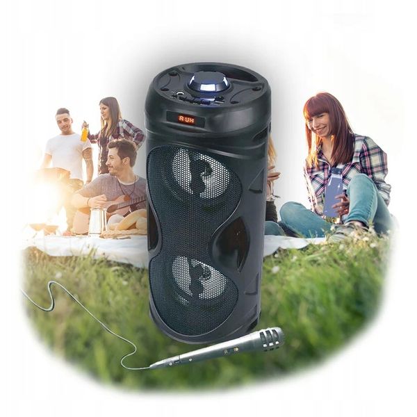 Głośnik Bluetooth Przenośny Bezprzewodowy Karaoke Manta SPK815 Mikrofon zdjęcie 5