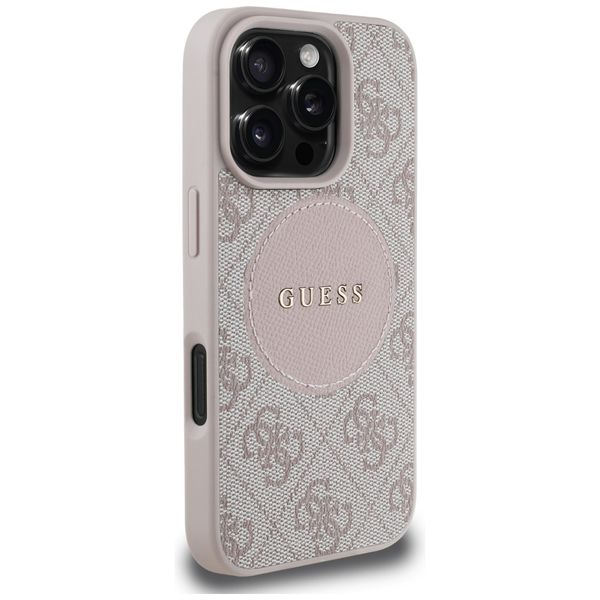 Etui Guess do iPhone 16 Pro, Różowy, MagSafe zdjęcie 4
