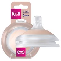 LOVI Smoczek dynamiczny do butelki Mammafeel szybki przeływ 9m+ 1 szt