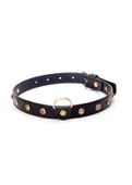 fetish b   series   collar 2 cm gold crystal