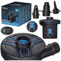 Pompka Do Materaca Elektryczna Na Baterie 3 Końcówki 430l/min Bestway 62254