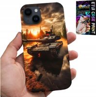 ETUI DO IPHONE 15 PLUS - CZOŁG, WOJNA, MILITARIA, WOJSKOWE, WZORY