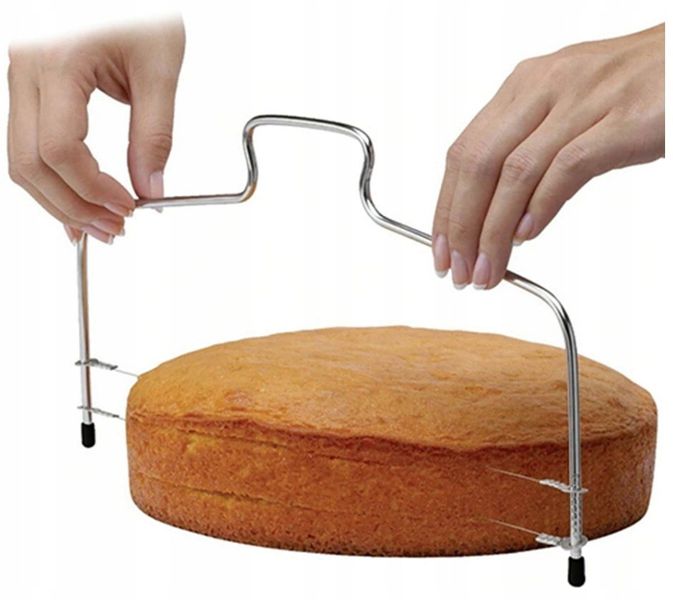 NÓŻ STRUNOWY 2SZT DO CIĘCIA BISZKOPTU CIASTA TORTU zdjęcie 7