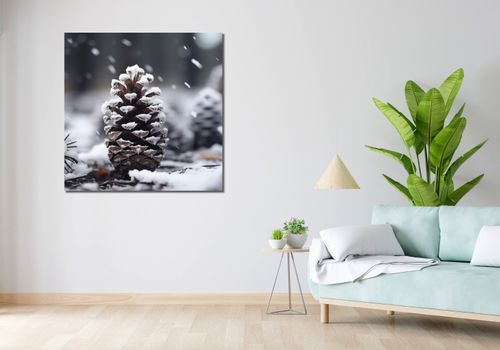 Obraz 100x100cm Zimowy Spokój na Arena.pl