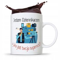 Kubek Dziennikarza Reportera Jestem Dziennikarzem Z Nadrukiem Ze Zdjęciem