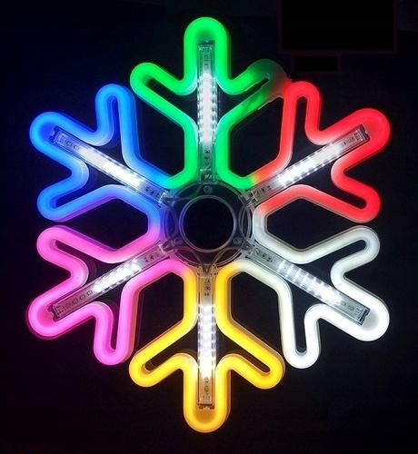 OZDOBA ŚWIĄTECZNA MULTIKOLOR LED W OKNO ŚNIEŻYNKA na Arena.pl