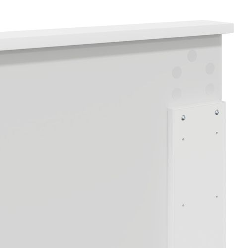 Ramka łóżka Biały 150 x 200 cm Materiał drewnopochodny na Arena.pl