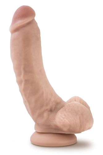 DR. SKIN MR. MAYOR 9 INCH DILDO WITH BALLS BEIGE na Arena.pl