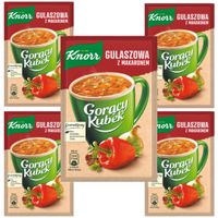 Knorr Gorący Kubek Gulaszowa z makaronem 16 g x 5 sztuk