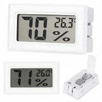 HIGROMETR TERMOMETR CYFROWY ELEKTRONICZNY LCD WILGOTNOŚCIOMIERZ 2w1